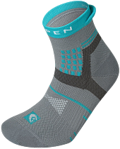 Носки женские Lorpen Trail Running Eco X3TWC Grey/Jade