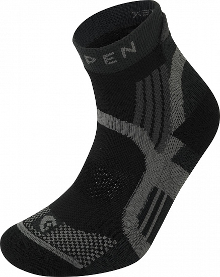 Носки женские Lorpen Trail Running Padded Total Black - Фото 1 большая