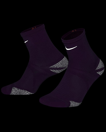 Носки Nike Racing Ankle Vivid Purple/Reflect Silver - Фото 5 большая