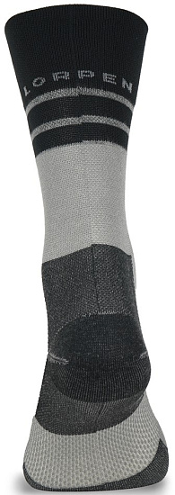 Носки Lorpen Pro Run Crew PRC Medium Grey - Фото 3 большая