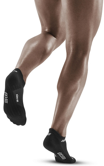Носки мужские CEP C004M The Run Compression No Show Black - Фото 5 большая