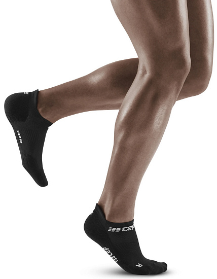Носки мужские CEP C004M The Run Compression No Show Black - Фото 6 большая