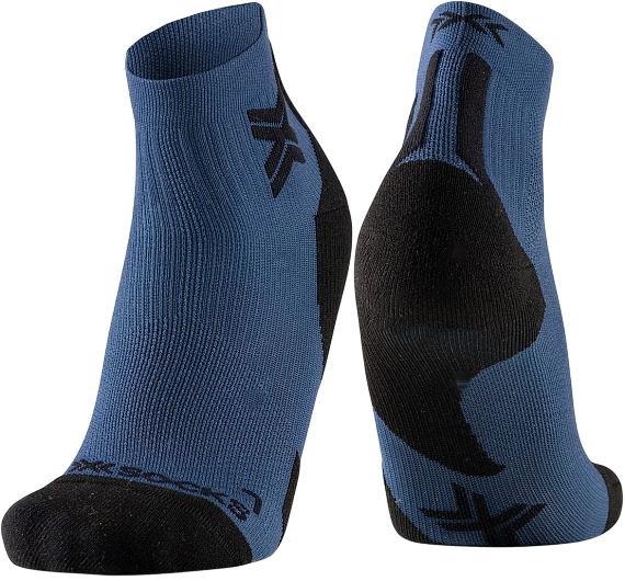Носки X-Socks Run Discover Ankle Marine/X Black - Фото 1 большая