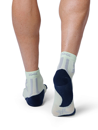 Носки X-Socks Run Discover Ankle Neolime/X Black - Фото 4 большая