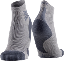 Носки X-Socks Run Discover Ankle Raincloud/X Black