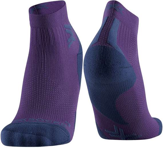 Носки X-Socks Run Discover Ankle Neobergine/X Black - Фото 1 большая
