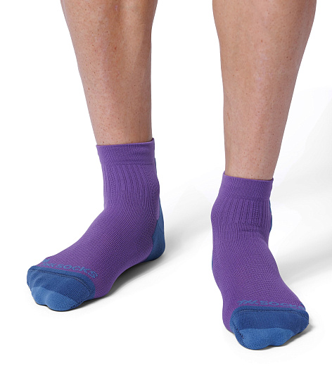 Носки X-Socks Run Discover Ankle Neobergine/X Black - Фото 2 большая