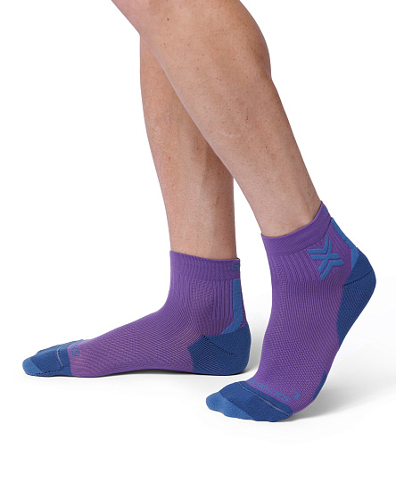 Носки X-Socks Run Discover Ankle Neobergine/X Black - Фото 3 большая