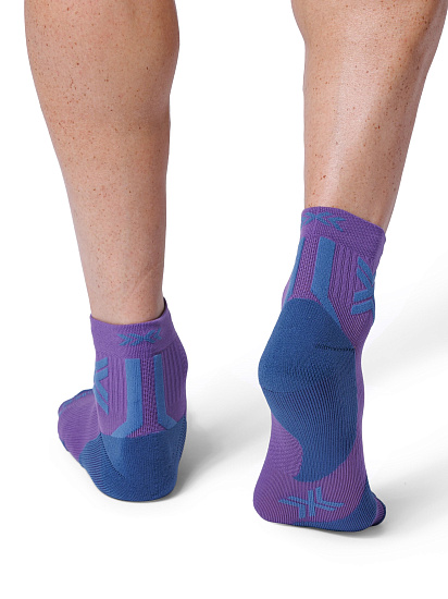 Носки X-Socks Run Discover Ankle Neobergine/X Black - Фото 4 большая