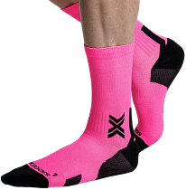 Носки X-Socks Run Discover Crew Fluo Pink/X Black