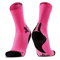 Носки X-Socks Run Discover Crew Fluo Pink/X Black
