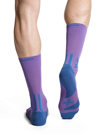 Носки X-Socks Run Discover Crew Neobergine/X Black - Фото 3 большая