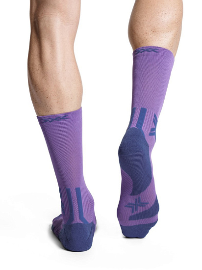 Носки X-Socks Run Discover Crew Neobergine/X Black - Фото 4 большая