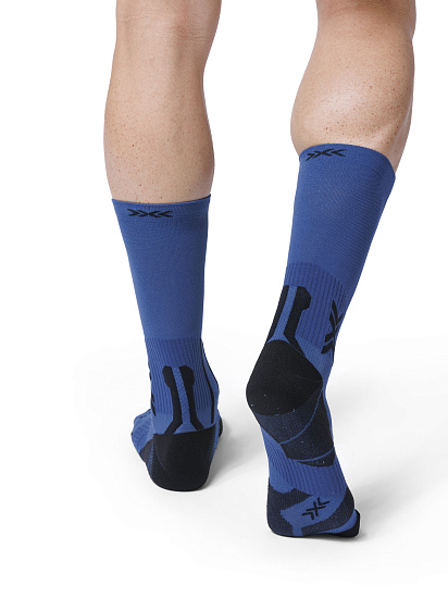 Носки X-Socks Run Perform Crew Marine/X Black - Фото 2 большая