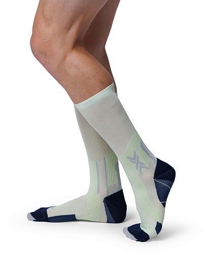 Носки X-Socks Run Perform Crew Neolime/X Black - Фото 3 большая