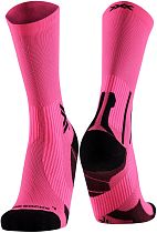 Носки X-Socks Run Perform Crew Fluo Pink/X Black