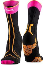 Носки X-Socks Trailrun Terraskin Expert Crew X Black/Fluo Pink/Blazing Orange