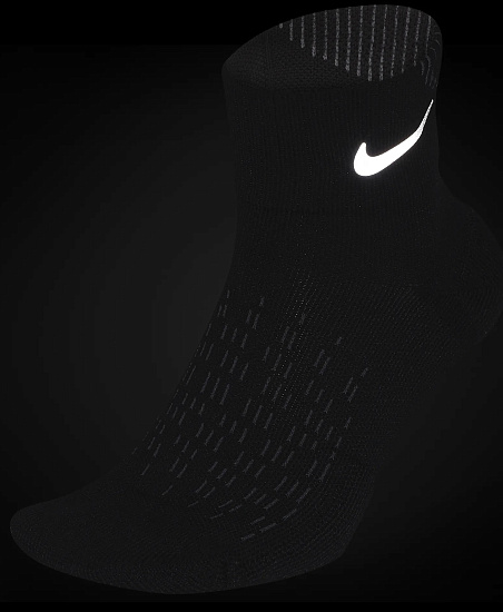Носки Nike Spark Cush Ankle Black/Reflective - Фото 4 большая