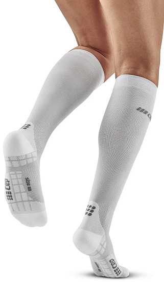 Носки женские CEP C1UUW Run Ultralight Compression Tall 4.0 White - Фото 4 большая