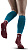 Носки женские CEP C124W The Run Compression Tall Petrol/Dark Red - Фото 4 малая