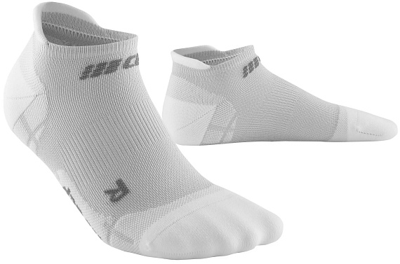 Носки женские CEP C0UUW Run Ultralight No Show 4.0 Carbon white - Фото 1 большая