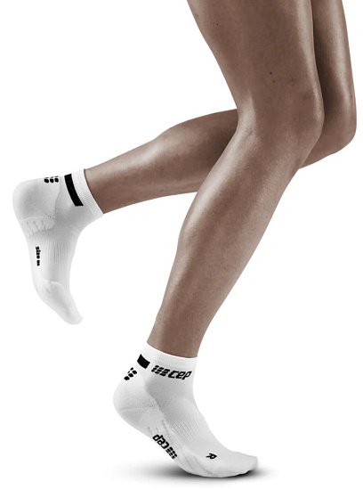 Носки женские CEP C094W The Run Compression Low Cut White - Фото 3 большая