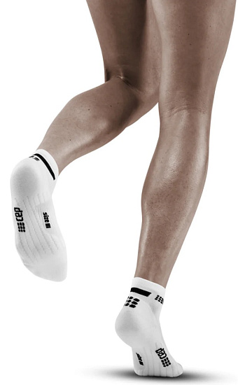 Носки женские CEP C094W The Run Compression Low Cut White - Фото 4 большая