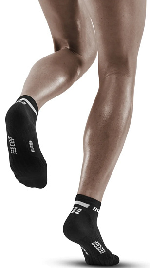Носки женские CEP C094W The Run Compression Low Cut Black - Фото 4 большая