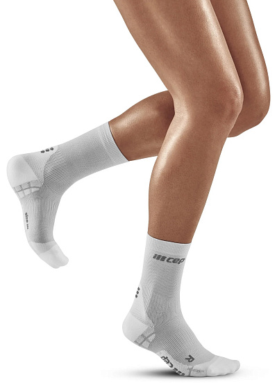 Носки женские CEP C2UUW Run Ultralight Mid Cut 4.0 White - Фото 3 большая