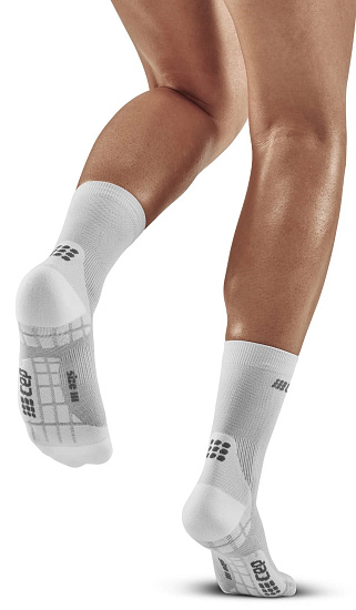 Носки женские CEP C2UUW Run Ultralight Mid Cut 4.0 White - Фото 4 большая