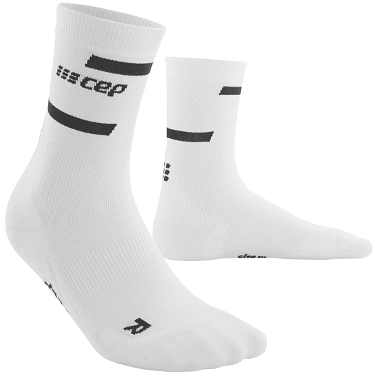 Носки женские CEP C104W The Run Compression Mid Cut V4 White - Фото 1 большая