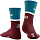 Носки женские CEP C104W The Run Compression Mid Cut Petrol/Dark Red - Фото 2 малая