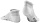 Носки мужские CEP C0UUM Ultralight No Show Carbon white - Фото 2 малая