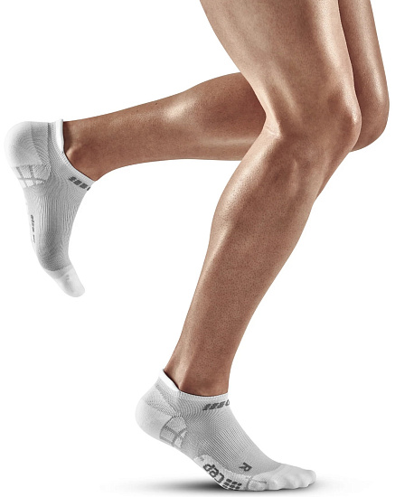 Носки мужские CEP C0UUM Ultralight No Show Carbon white - Фото 3 большая