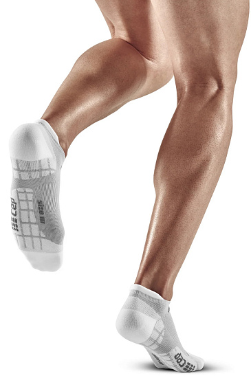 Носки мужские CEP C0UUM Ultralight No Show Carbon white - Фото 4 большая