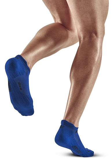 Носки мужские CEP C004M The Run Compression No Show Blue - Фото 4 большая