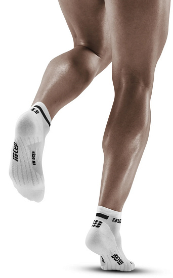 Носки мужские CEP C094M The Run Compression Low Cut White - Фото 3 большая