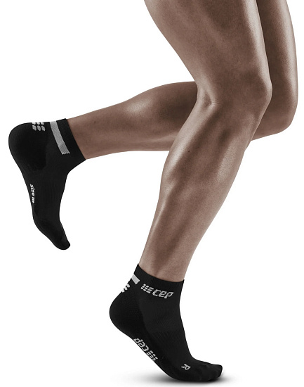 Носки мужские CEP C094M The Run Compression Low Cut V4 Black - Фото 3 большая