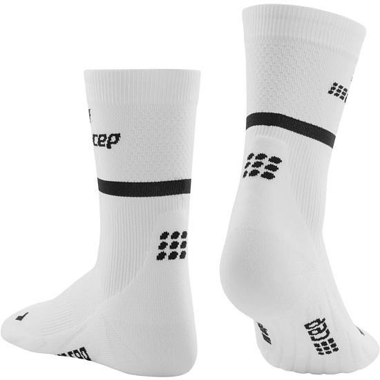 Носки мужские CEP C104M The Run Compression Mid Cut White - Фото 2 большая