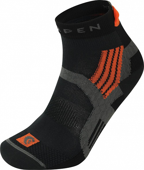 Носки мужские Lorpen T3 Trail Running Anthracite/Orange - Фото 1 большая