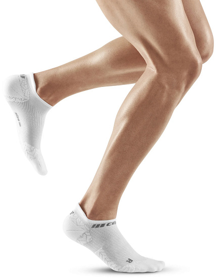 Носки мужские CEP C0UUM Ultralight No Show White - Фото 3 большая
