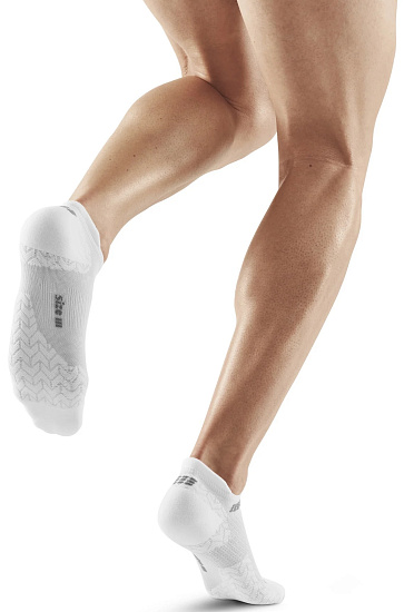 Носки мужские CEP C0UUM Ultralight No Show White - Фото 4 большая