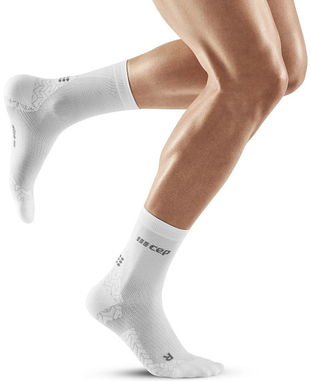 Носки мужские CEP C2UUM Ultralight Mid Cut White - Фото 3 большая