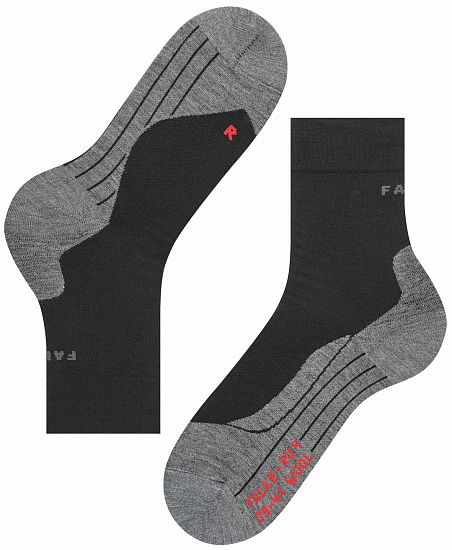 Носки мужские Falke RU4 Wool Черный - Фото 6 большая
