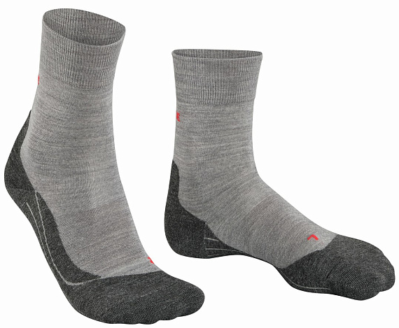 Носки мужские Falke RU4 Wool Серый - Фото 3 большая