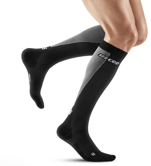 Носки мужские CEP C1UUM Ultralight Compression Tall V3 Black/Grey - Фото 3 большая