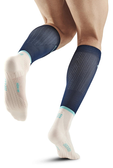 Носки мужские CEP C124M The Run Blue/Off White - Фото 4 большая