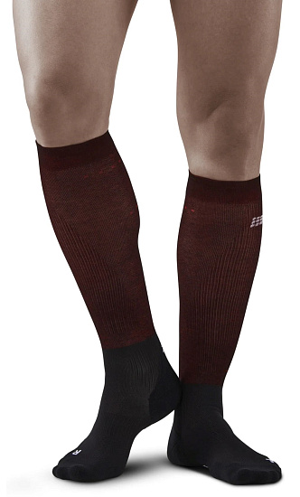 Носки мужские CEP CR212M Infrared Recovery Black/Red - Фото 3 большая