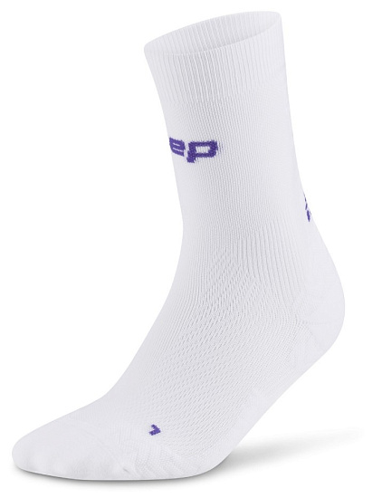Носки мужские CEP C2UUM Run Ultralight Mid Cut 4.0 White - Фото 1 большая