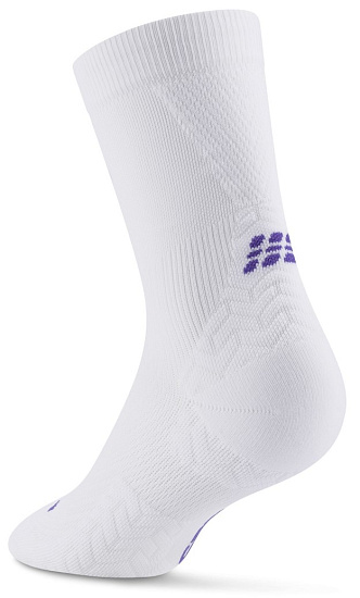 Носки мужские CEP C2UUM Run Ultralight Mid Cut 4.0 White - Фото 2 большая